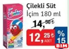 İÇİM ÇİLEKLİ SÜT 180 ML İÇİM ÇİLEKLİ SÜT 180 ML